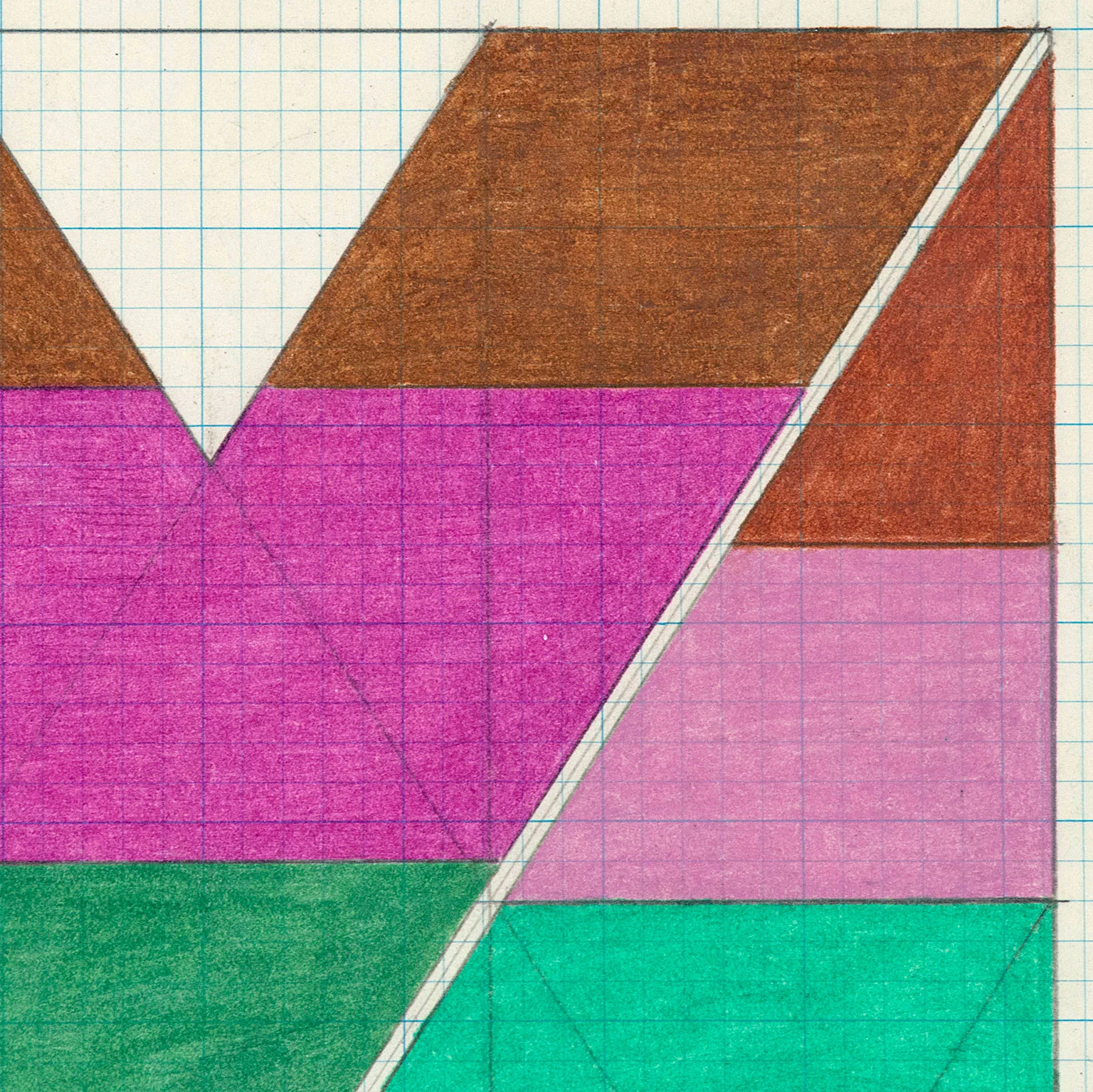 LARRY ZOX "META CENTER" DRAWING, 1965 - Image 11