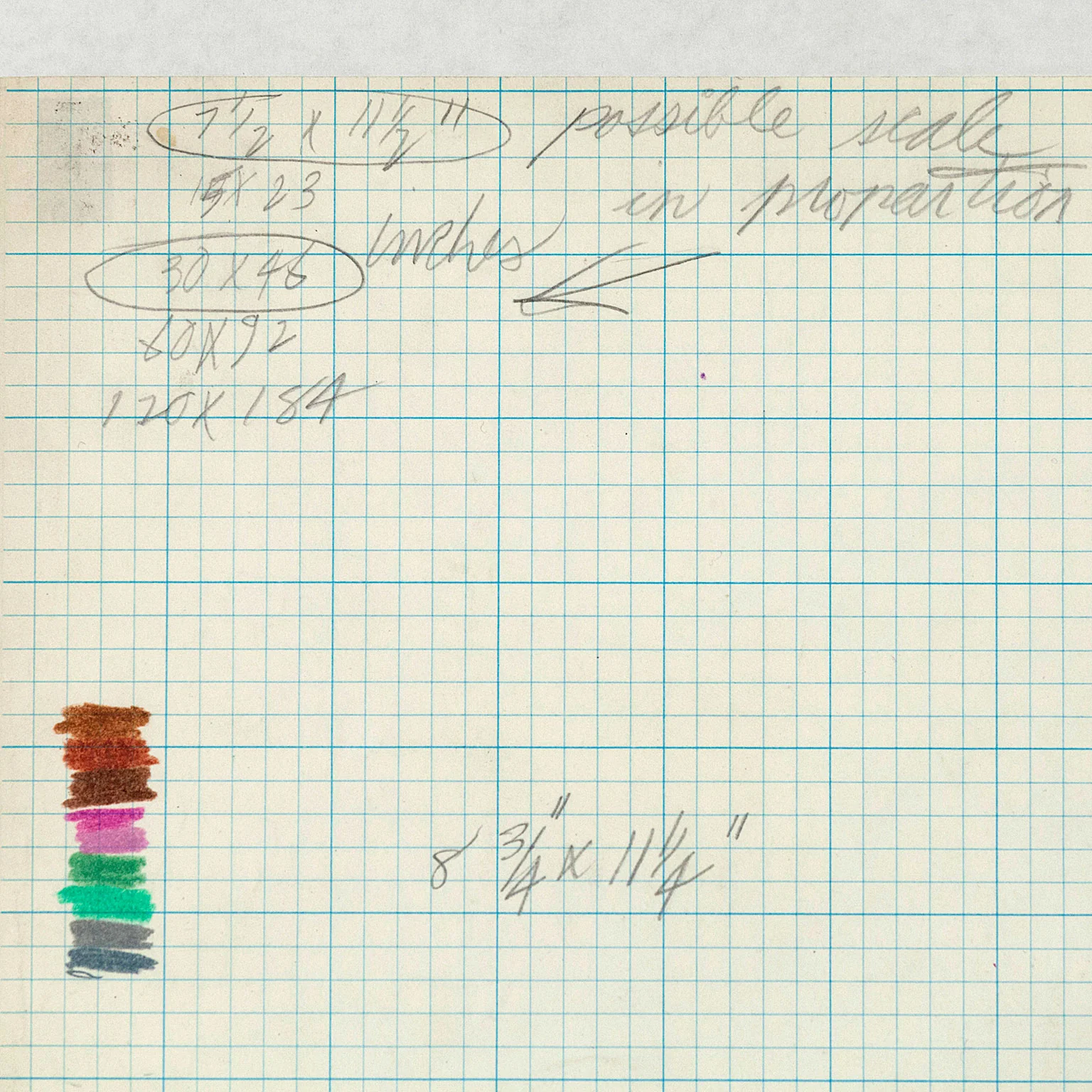 LARRY ZOX "META CENTER" DRAWING, 1965 - Image 9