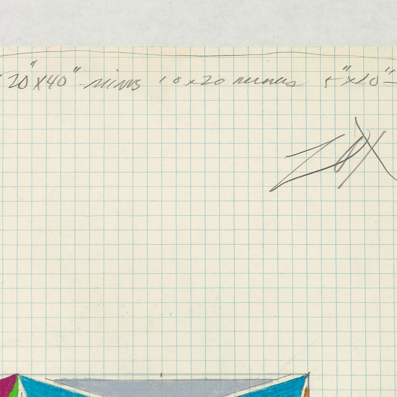 LARRY ZOX "MINUS" DRAWING - Image 4