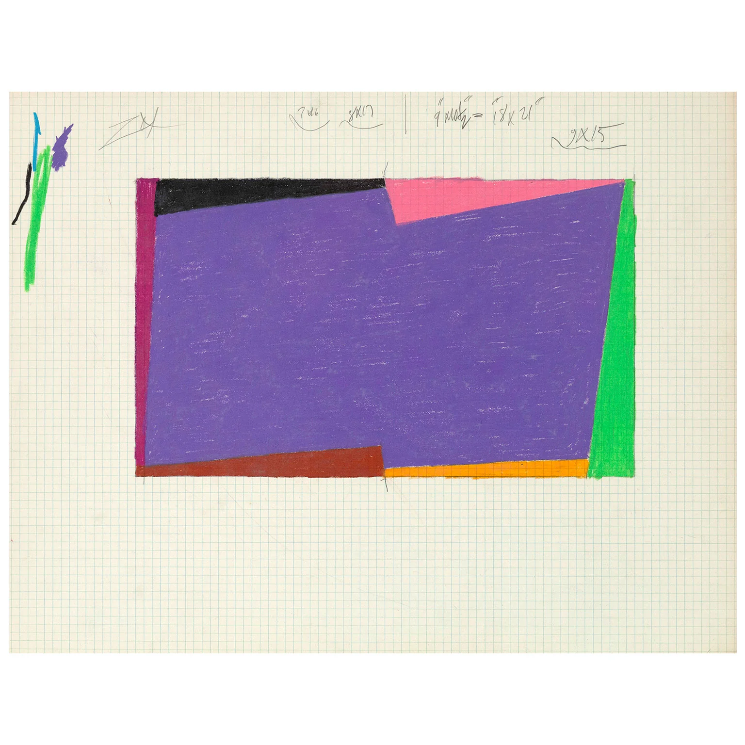 LARRY ZOX "ROTATION" DRAWING - Image 3