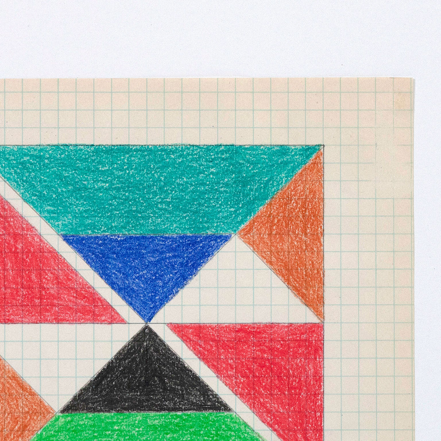 LARRY ZOX "TEAL TOP" DRAWING, 1966 - Image 6
