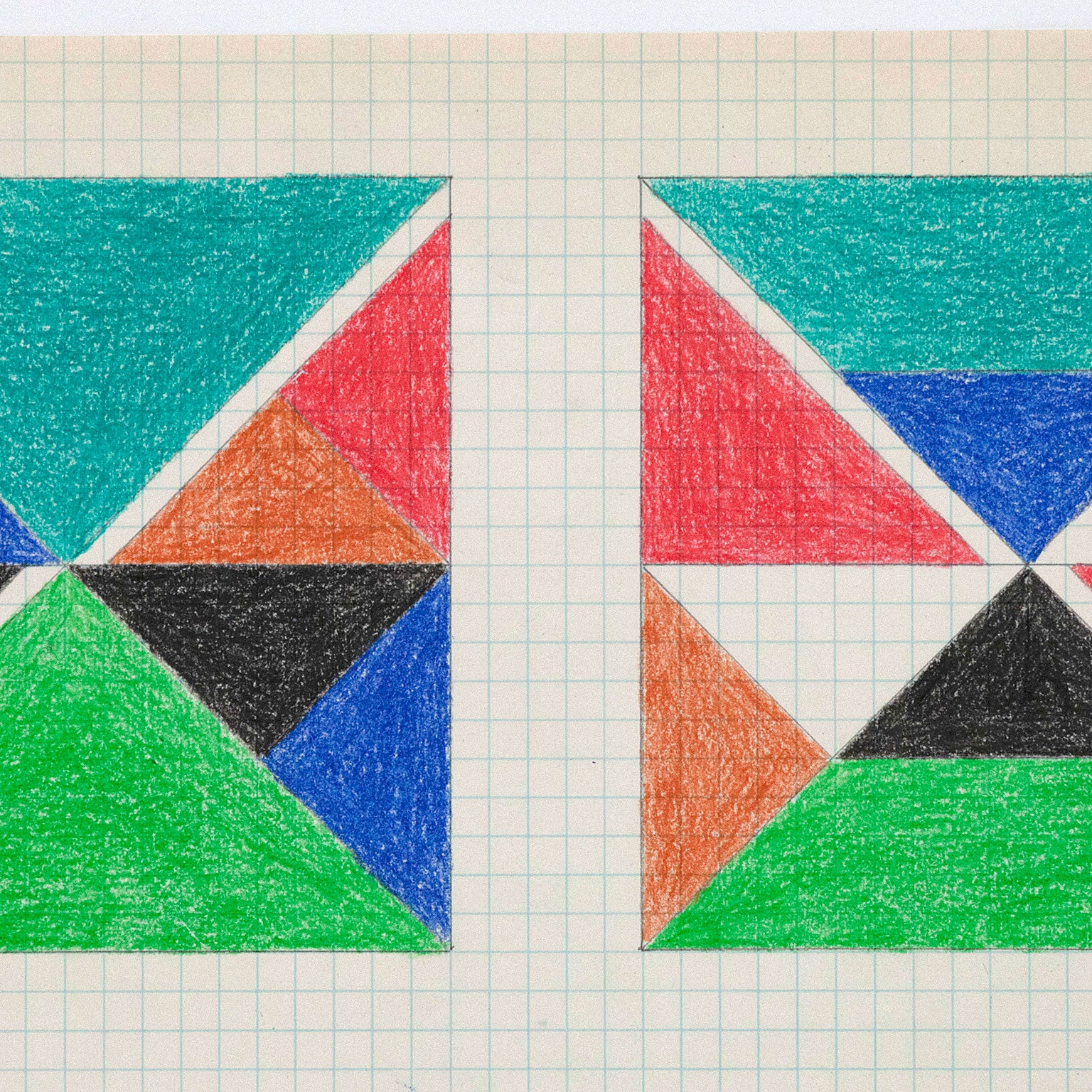 LARRY ZOX "TEAL TOP" DRAWING, 1966 - Image 7