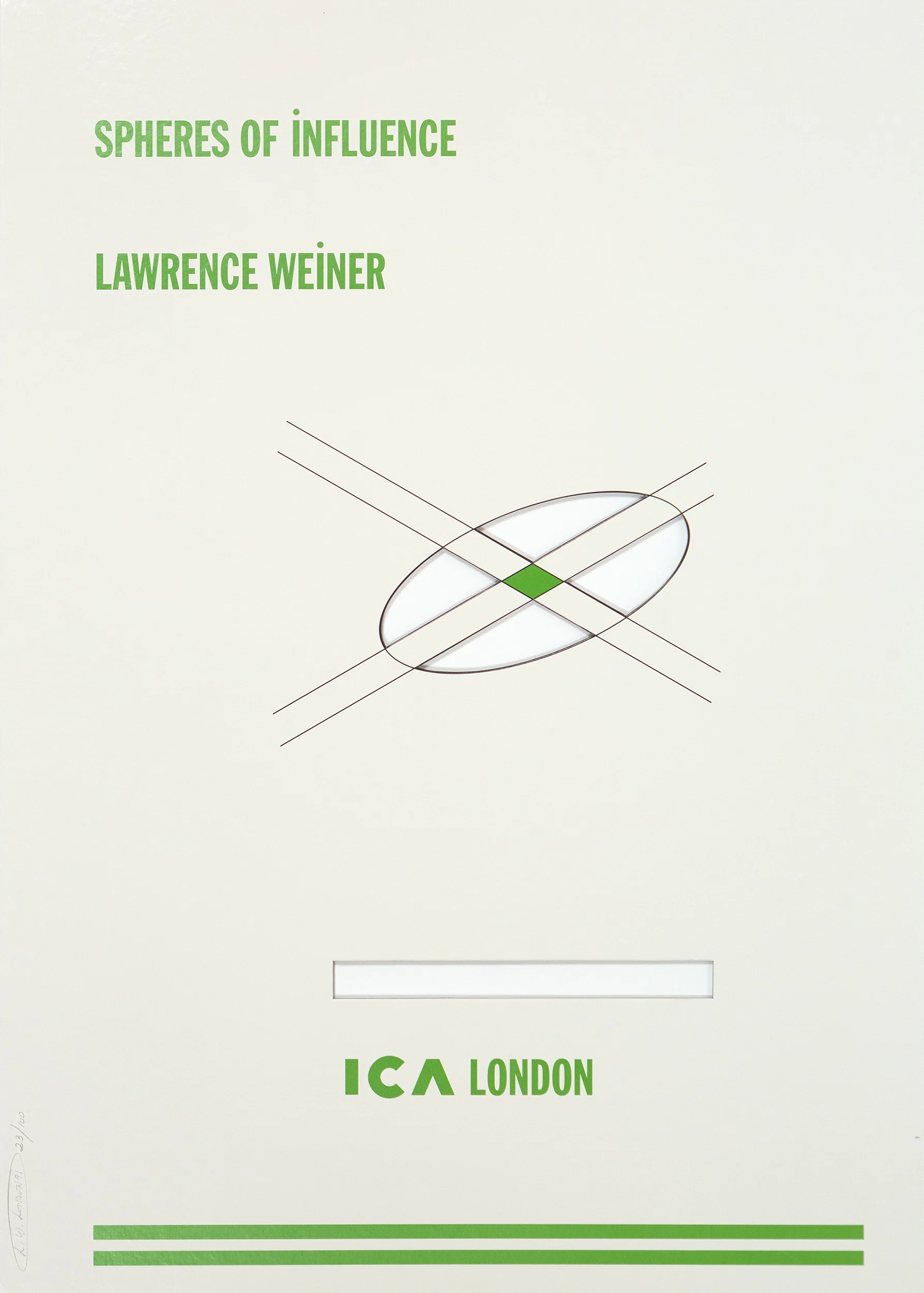 LAWRENCE WEINER "SPHERES", 1991 - Image 10