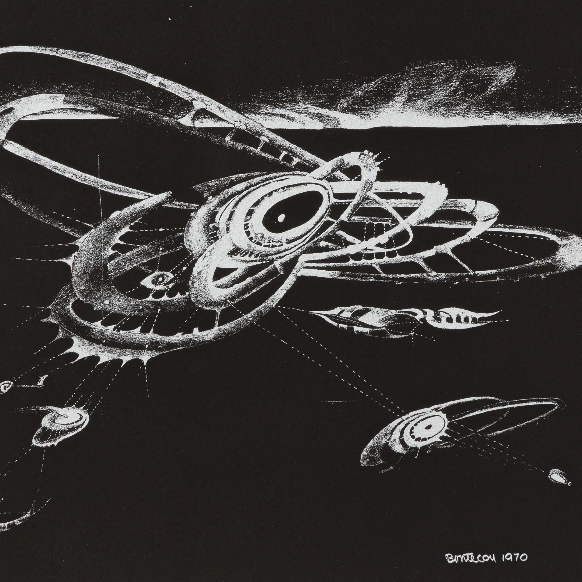 LEE BONTECOU "UNTITLED (STOCKHOLM)" 1970 - Image 6