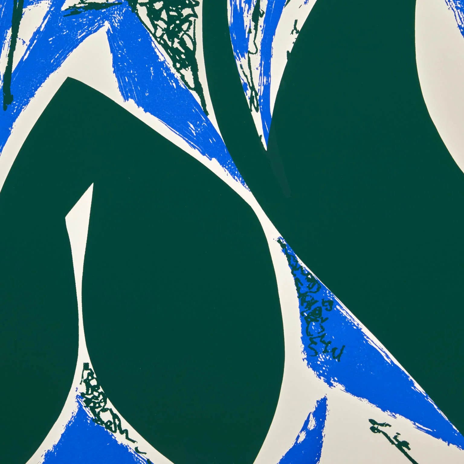 LEE KRASNER "FREE SPACE - BLUE" SCREENPRINT, 1975 - Image 6