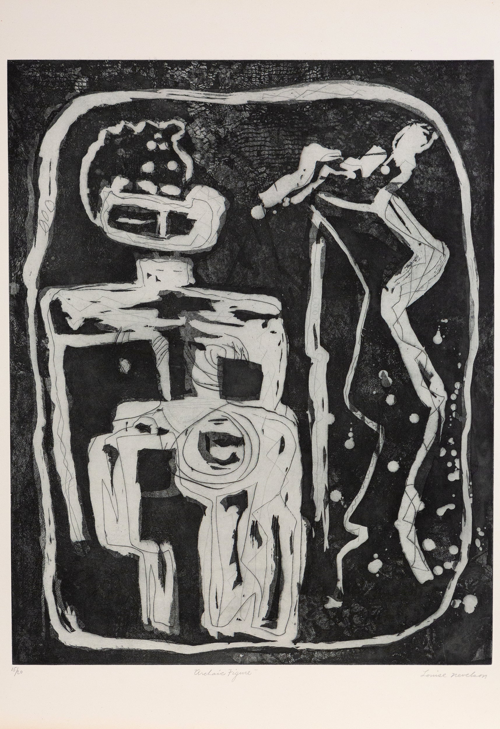 LOUISE NEVELSON “ARCHAIC FIGURE” 1953 - Image 12