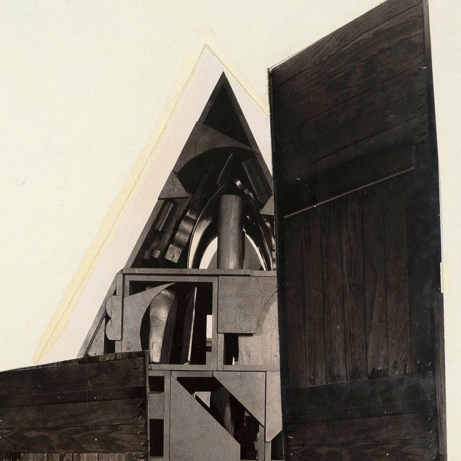 LOUISE NEVELSON "BY THE LAKE" WORKING COLLAGE, 1966 - Image 5