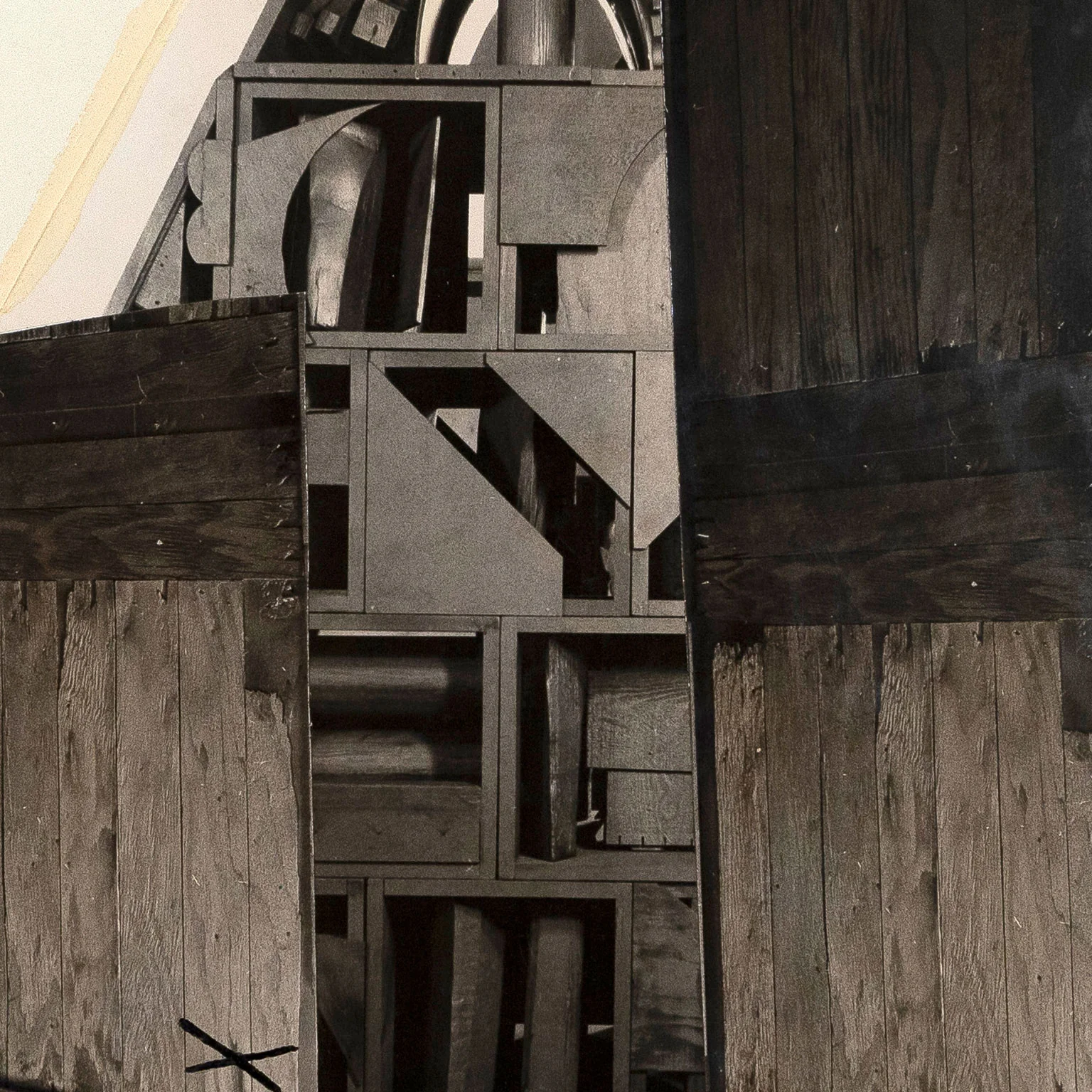 LOUISE NEVELSON "BY THE LAKE" WORKING COLLAGE, 1966 - Image 6