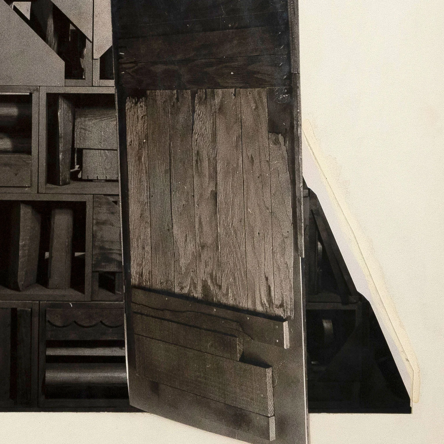 LOUISE NEVELSON "BY THE LAKE" WORKING COLLAGE, 1966 - Image 8