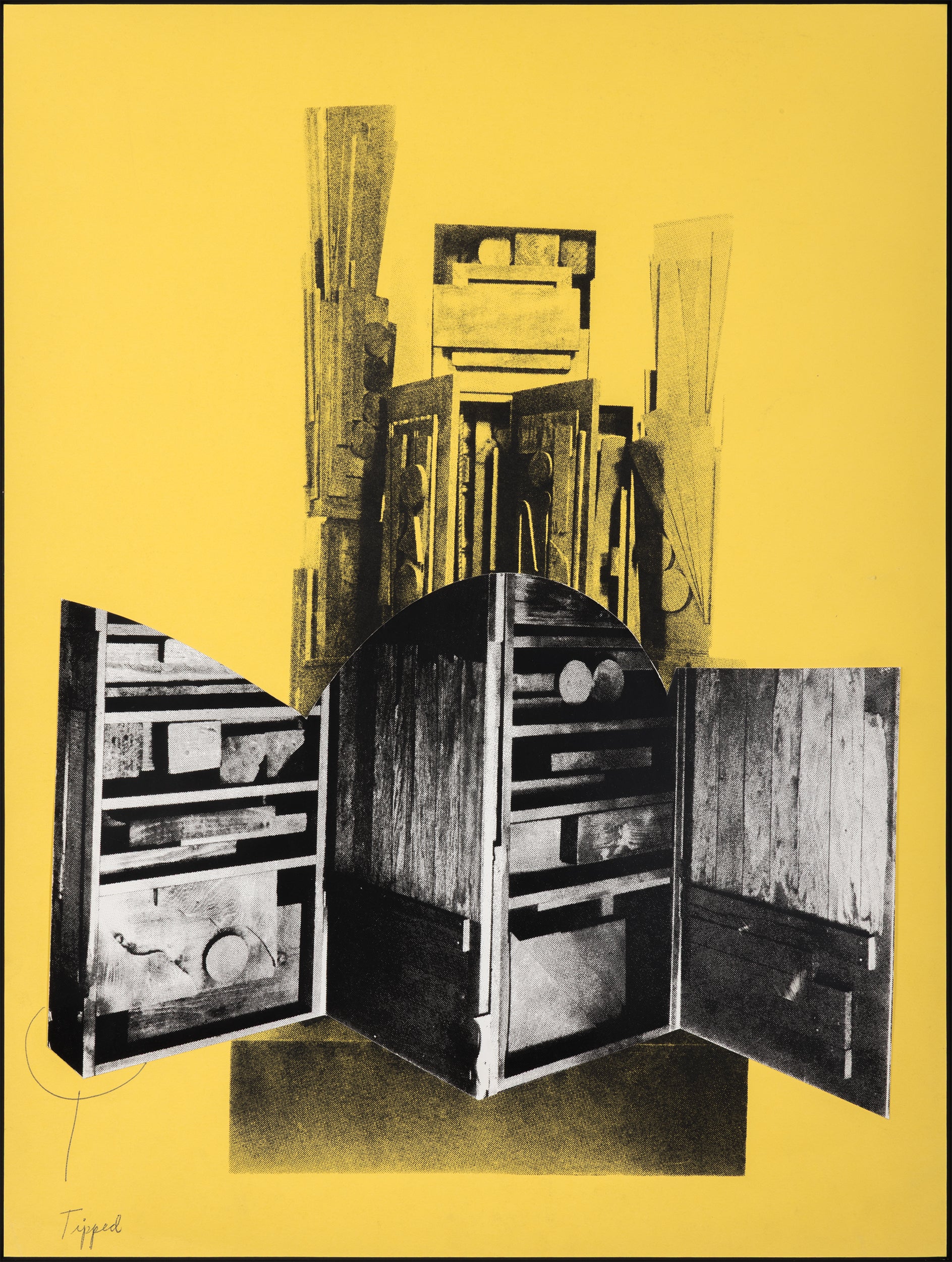 LOUISE NEVELSON "JUMBO" WORKING PROOF LITHO, 1966 - Image 14