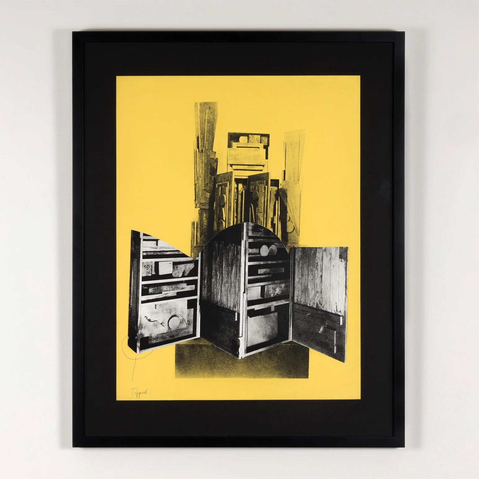 LOUISE NEVELSON "JUMBO" WORKING PROOF LITHO, 1966 - Image 2