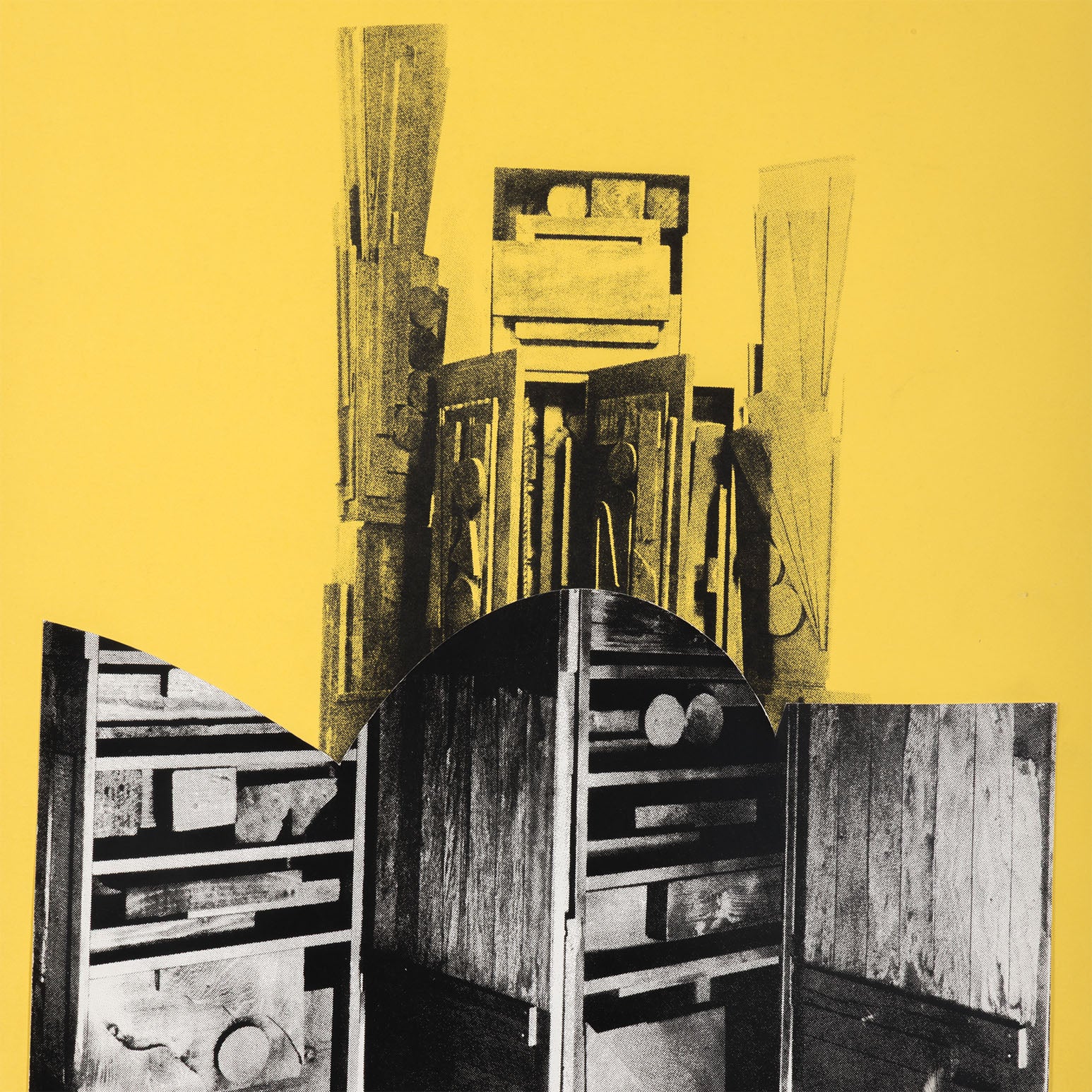 LOUISE NEVELSON "JUMBO" WORKING PROOF LITHO, 1966 - Image 7