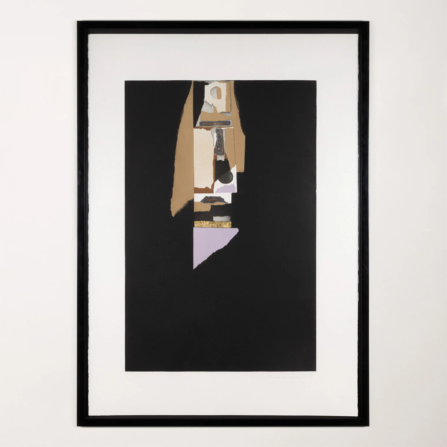 LOUISE NEVELSON "LILAC EDGE" AQUATINT, 1973 - Image 2