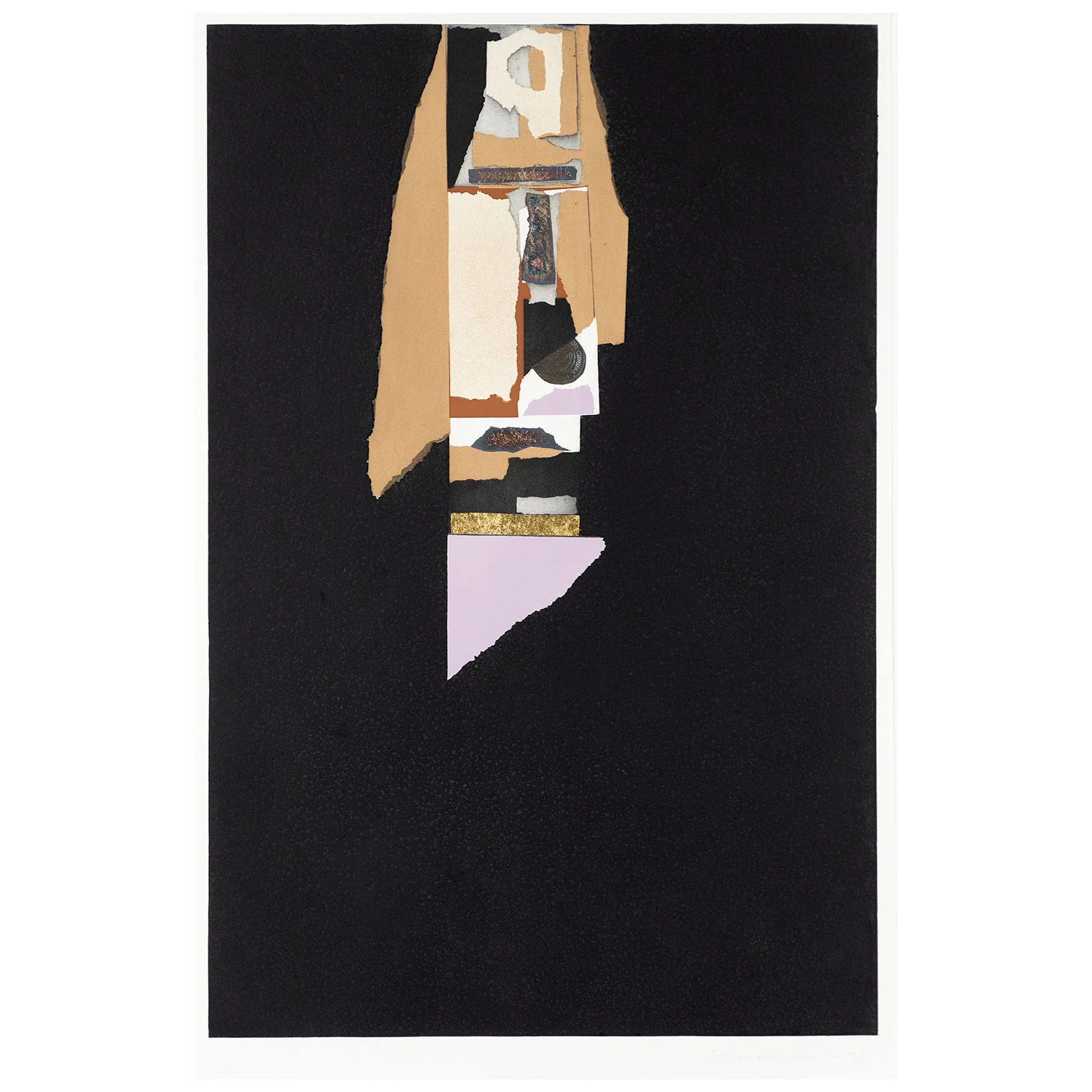 LOUISE NEVELSON "LILAC EDGE" AQUATINT, 1973 - Image 3
