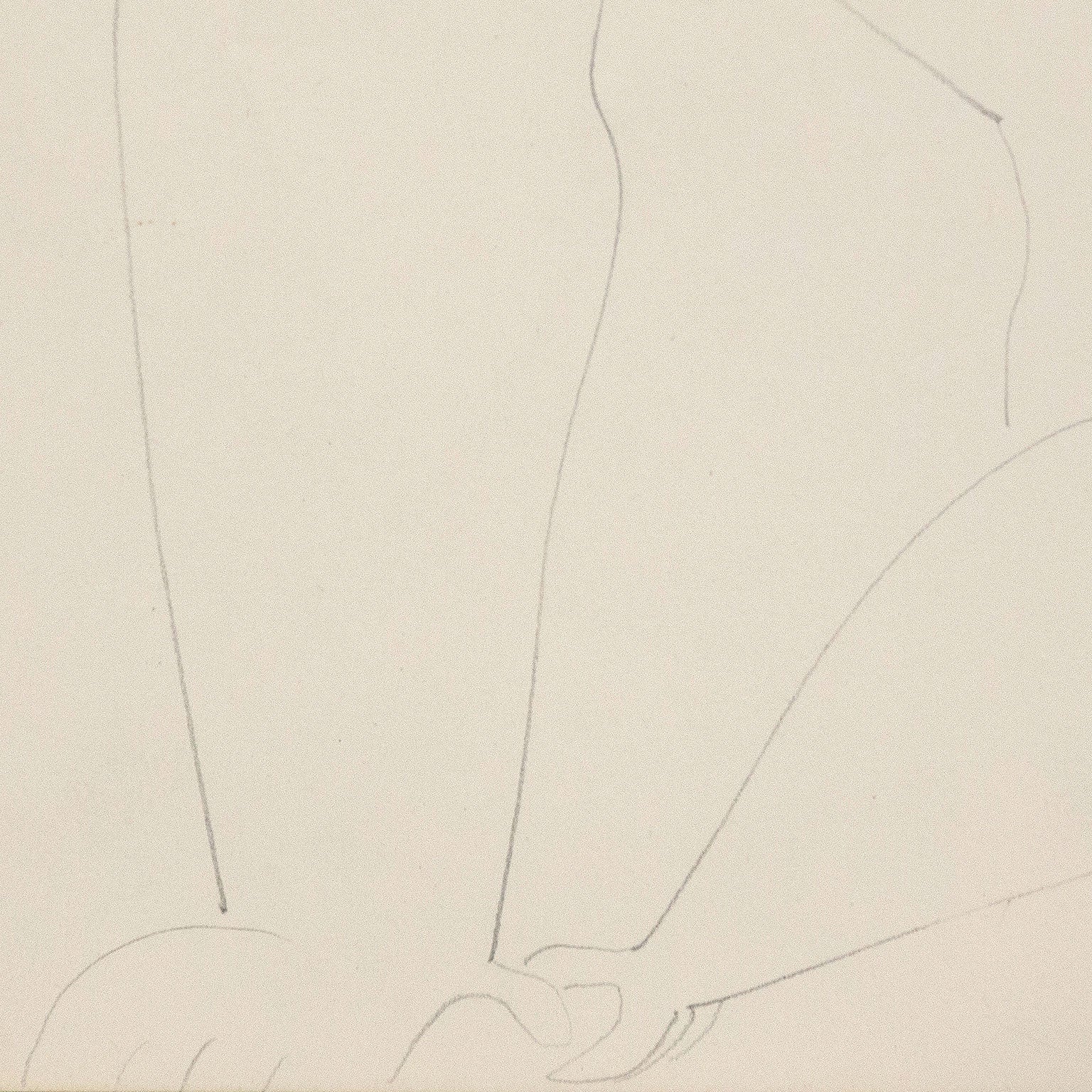 LOUISE NEVELSON "MALE NUDE" DRAWING, 1932 - Image 7