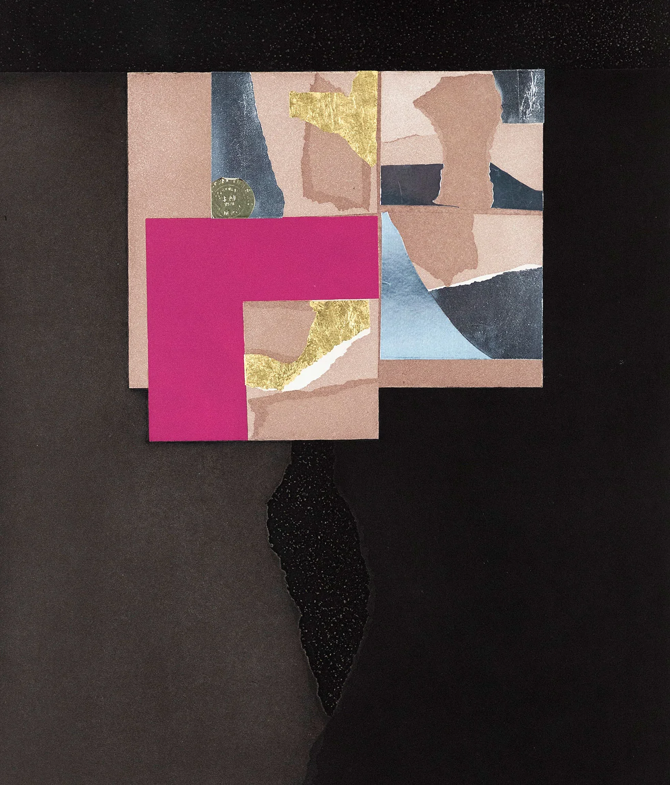 LOUISE NEVELSON "METAL HEART" AQUATINT, 1973
