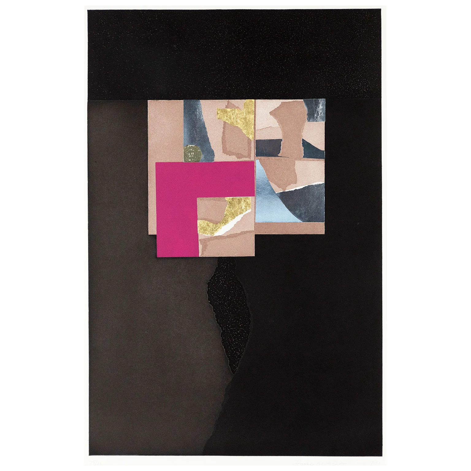 LOUISE NEVELSON "METAL HEART" AQUATINT, 1973 - Image 2
