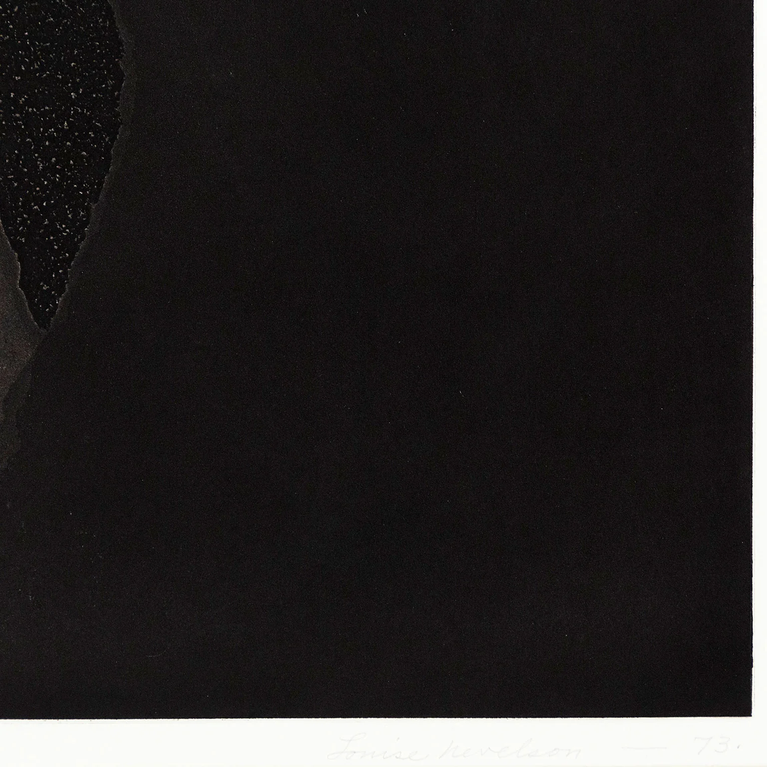 LOUISE NEVELSON "METAL HEART" AQUATINT, 1973 - Image 3