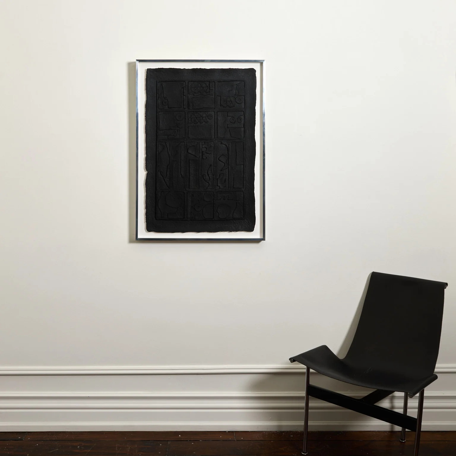 LOUISE NEVELSON "MOON GARDEN" CAST PAPER RELIEF, 1976 - Image 11