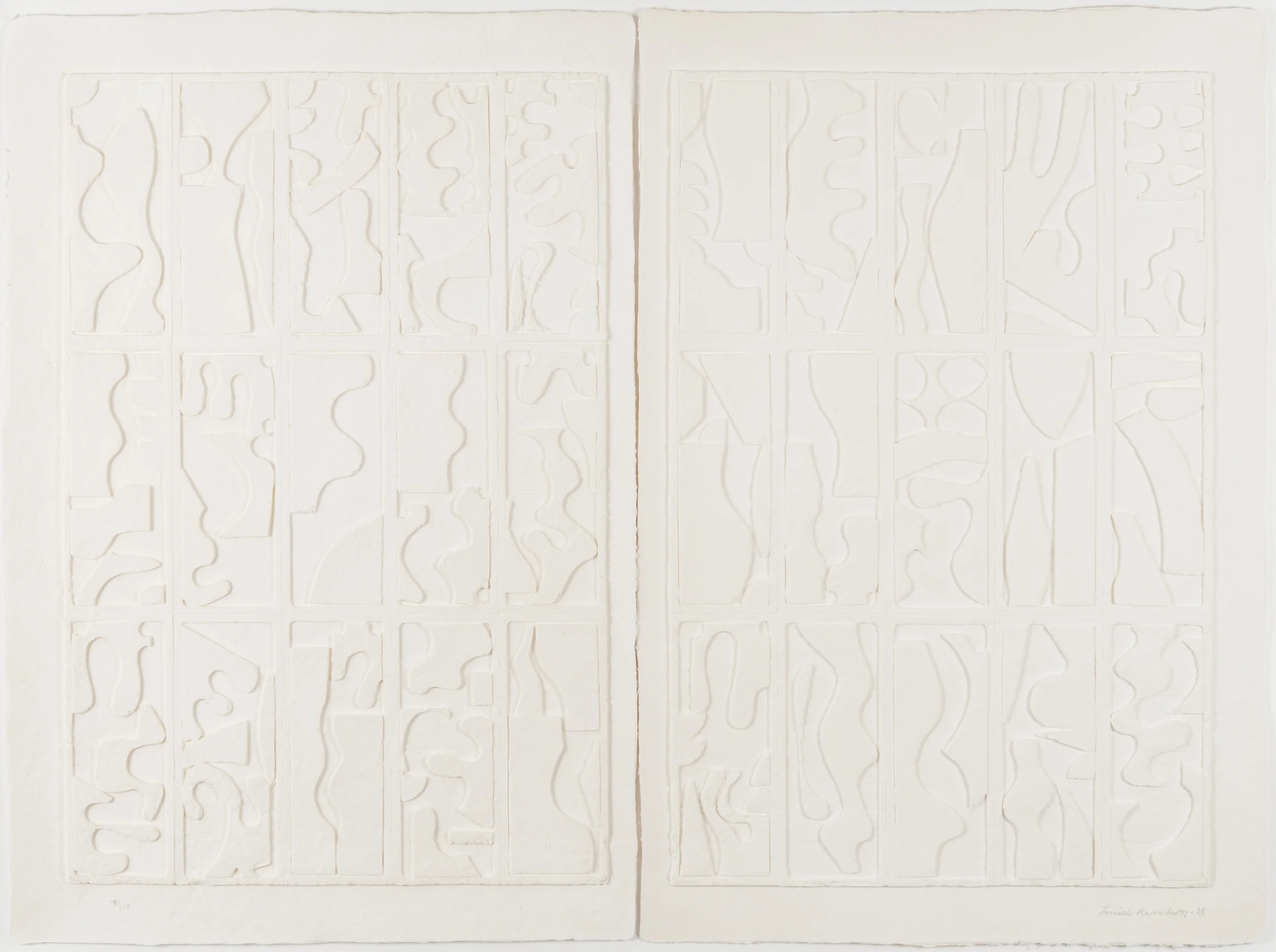 LOUISE NEVELSON "MORNING HAZE" RELIEF, 1978 - Image 14