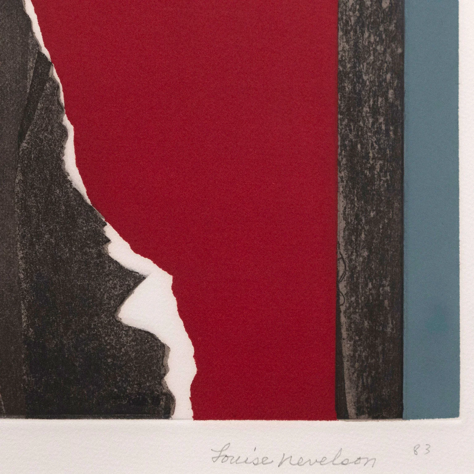 LOUISE NEVELSON "REFLECTIONS III" ETCHING, 1983 - Image 4