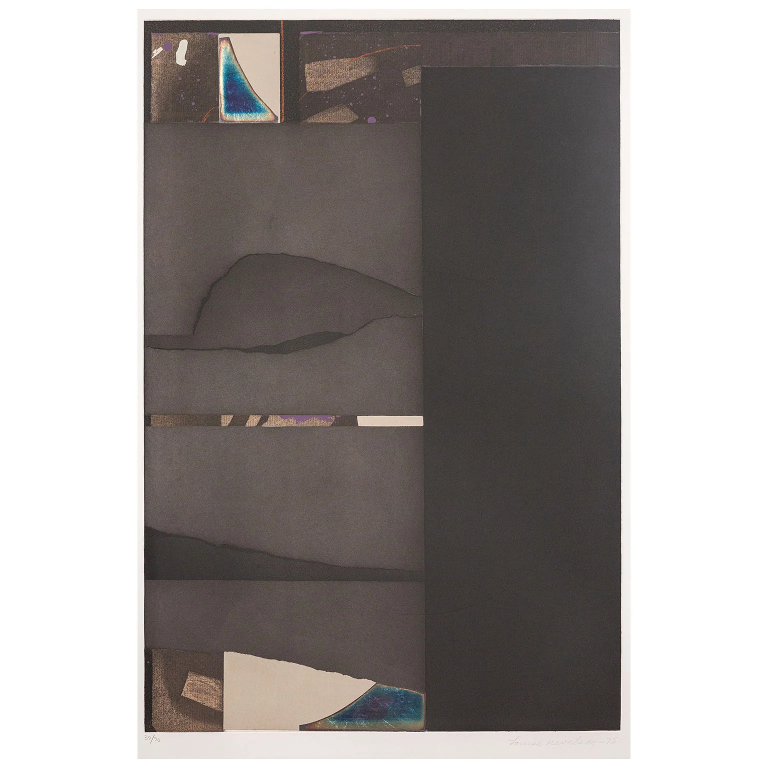 LOUISE NEVELSON “ROMAN BLACK” 1975 - Image 11