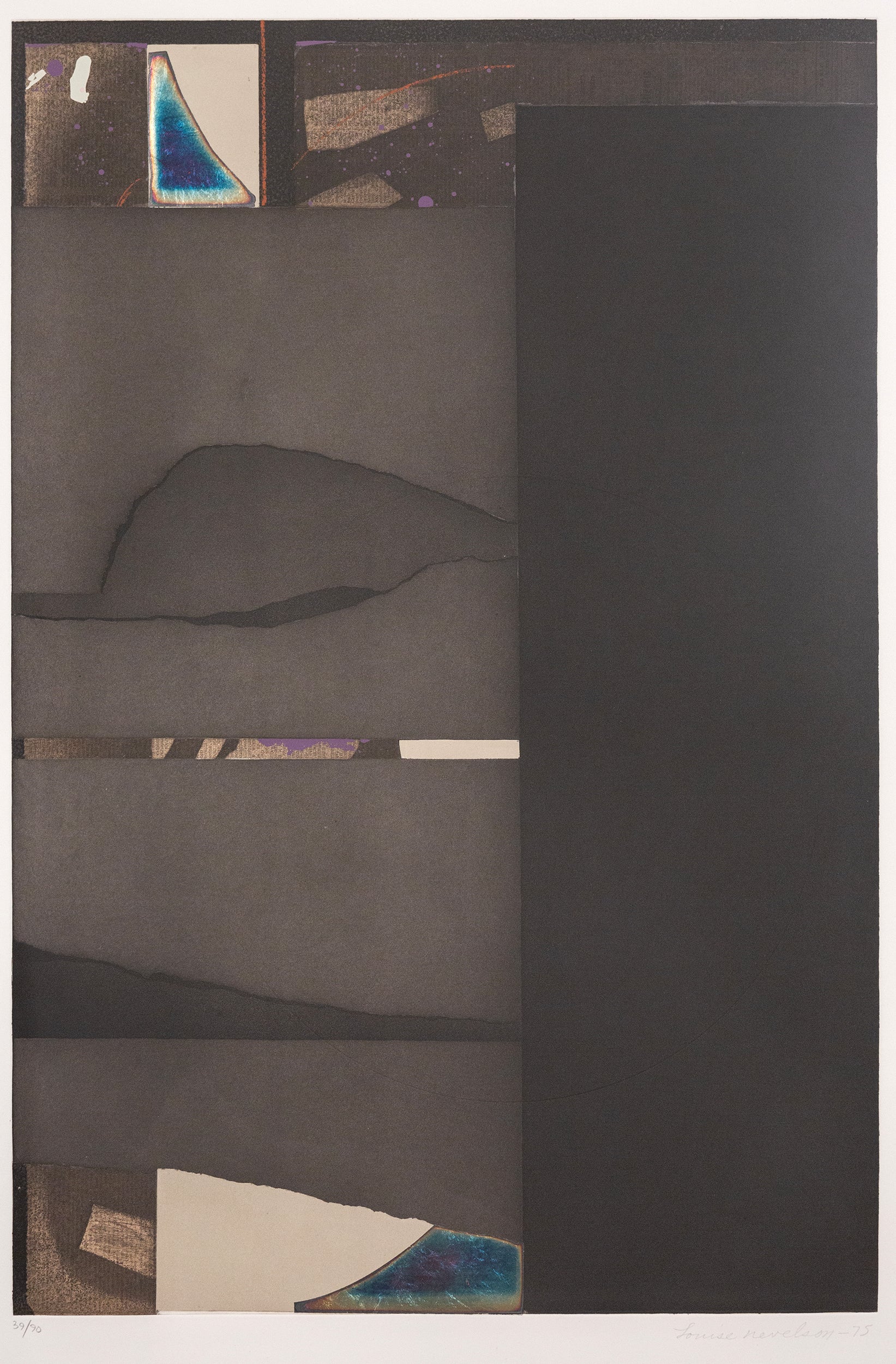 LOUISE NEVELSON “ROMAN BLACK” 1975 - Image 13