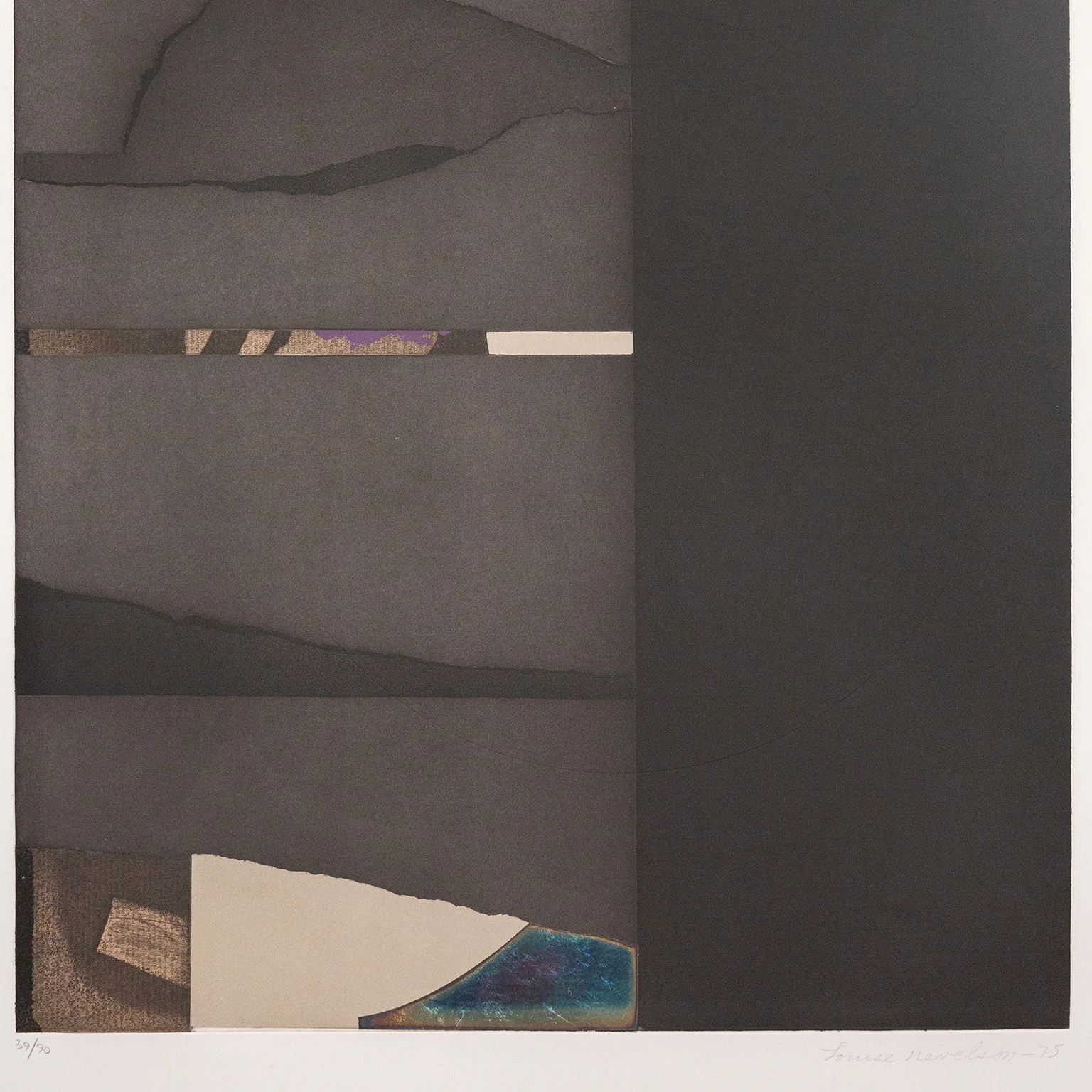 LOUISE NEVELSON “ROMAN BLACK” 1975 - Image 4