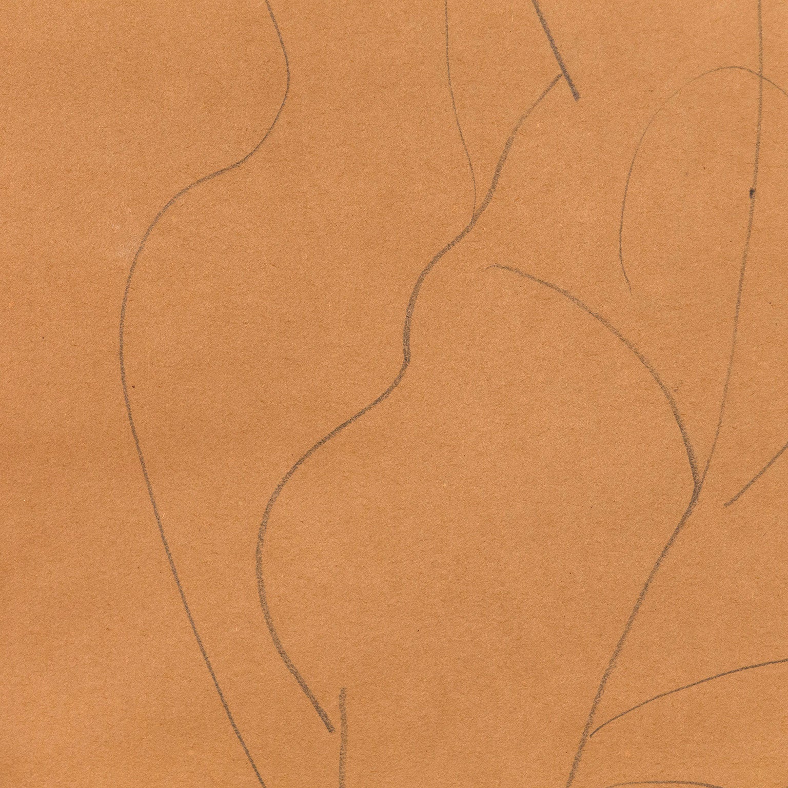 LOUISE NEVELSON "SEATED FEMALE NUDE" DRAWING, c. 1930 - Image 8
