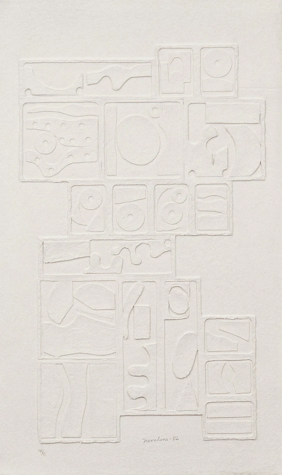 LOUISE NEVELSON "SKY GATE I" CAST RELIEF, 1982 - Image 12