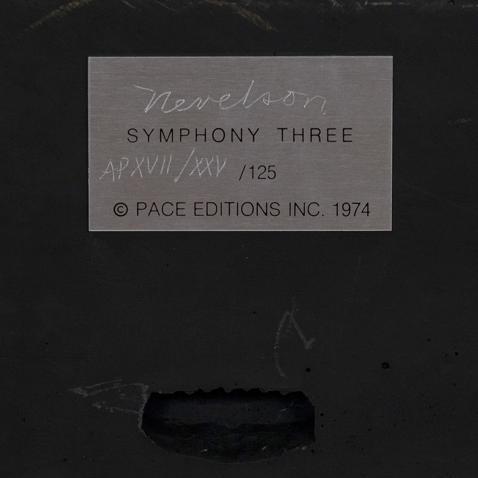 LOUISE NEVELSON "SYMPHONY THREE", 1974 - Image 3