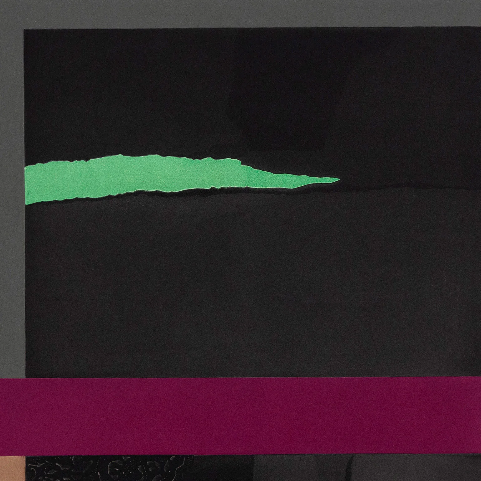 LOUISE NEVELSON "PURPLE STRIPE" AQUATINT, 1973 - Image 6