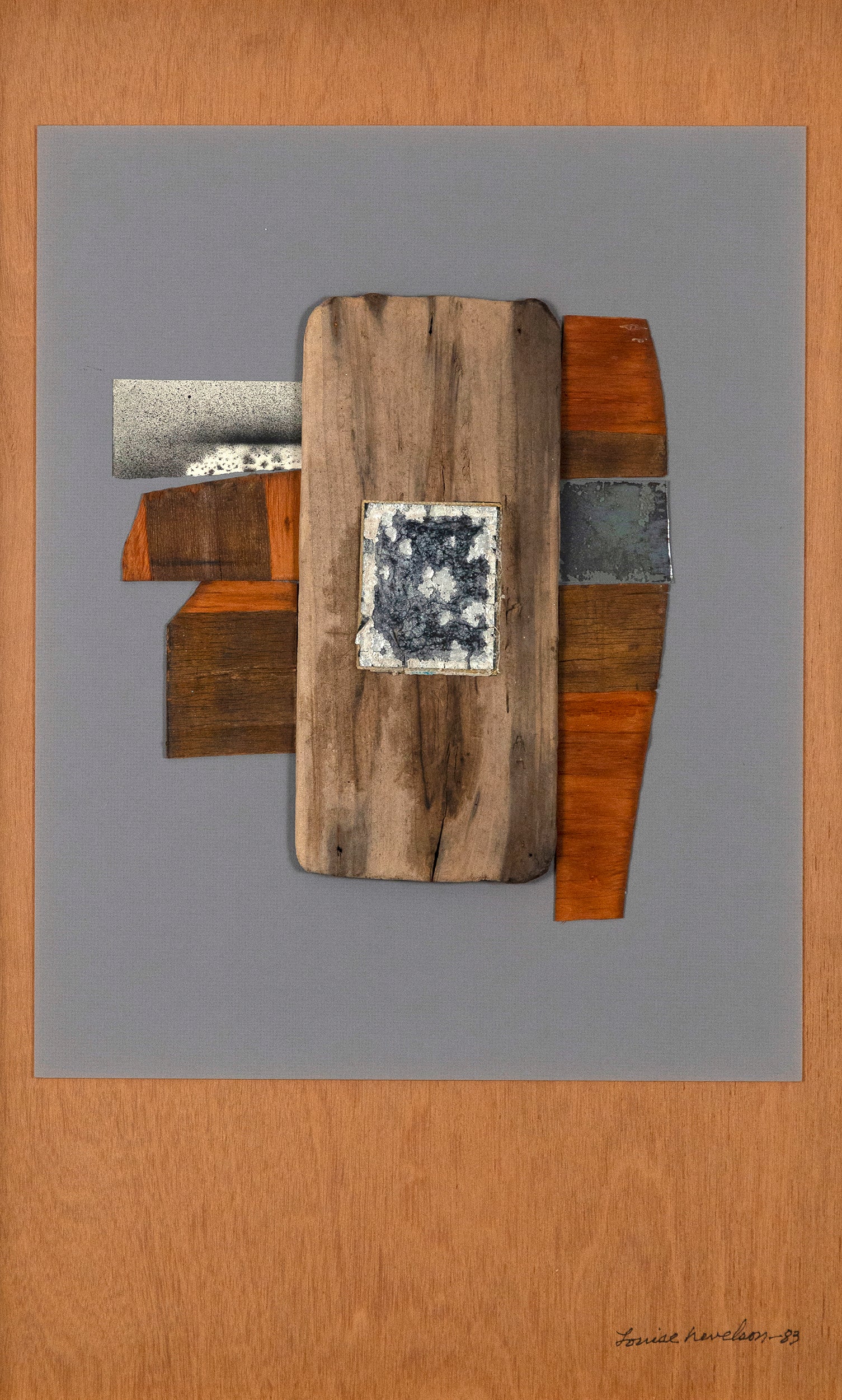 LOUISE NEVELSON "UNTITLED" COLLAGE, 1983 - Image 11