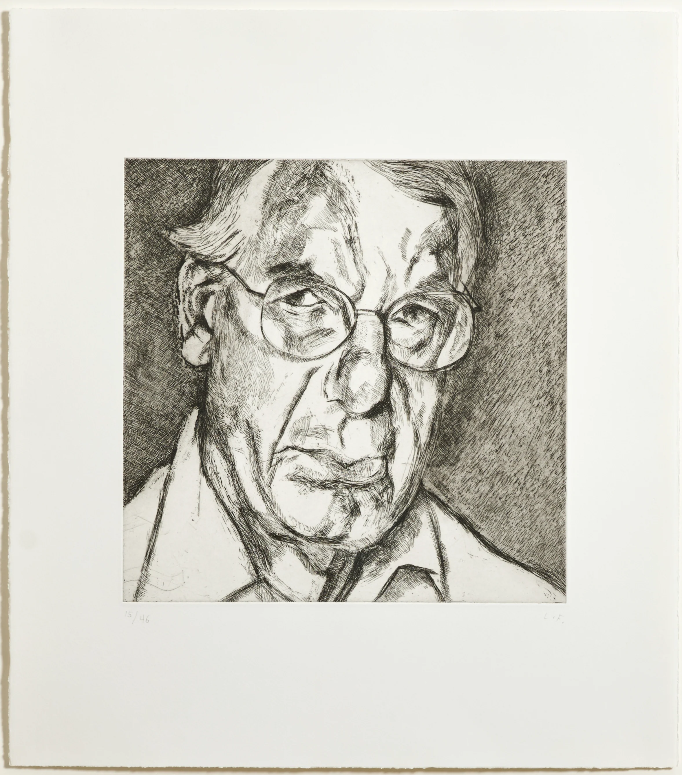 LUCIAN FREUD "THE NEW YORKER" ETCHING, 2006 - Image 12