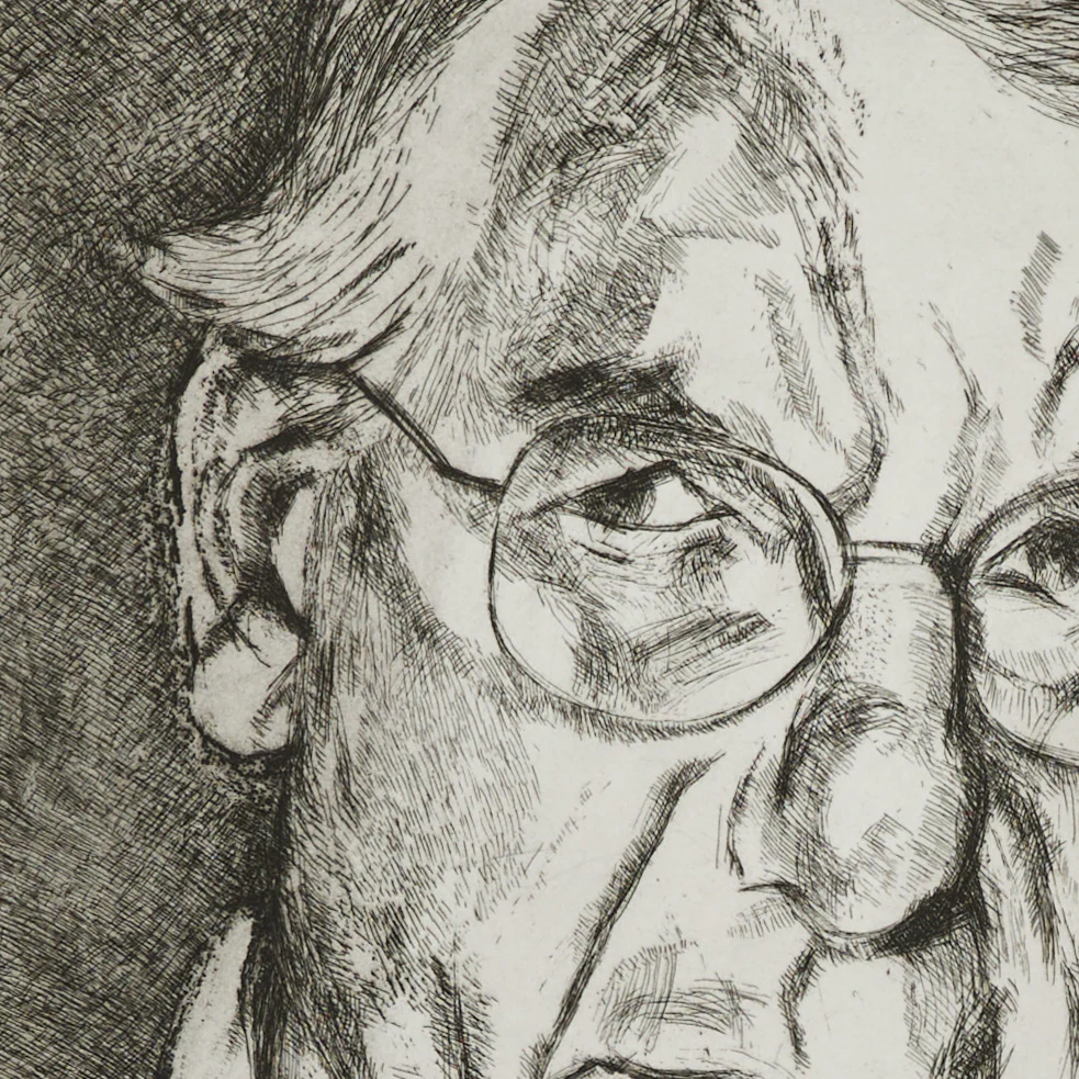 LUCIAN FREUD "THE NEW YORKER" ETCHING, 2006 - Image 6