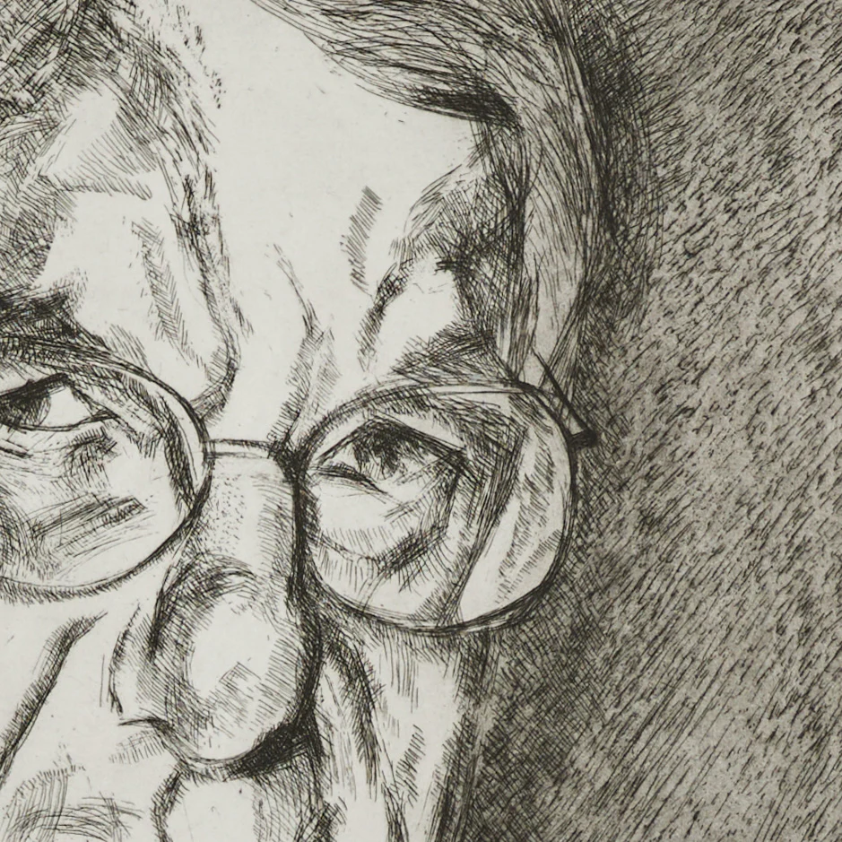 LUCIAN FREUD "THE NEW YORKER" ETCHING, 2006 - Image 7