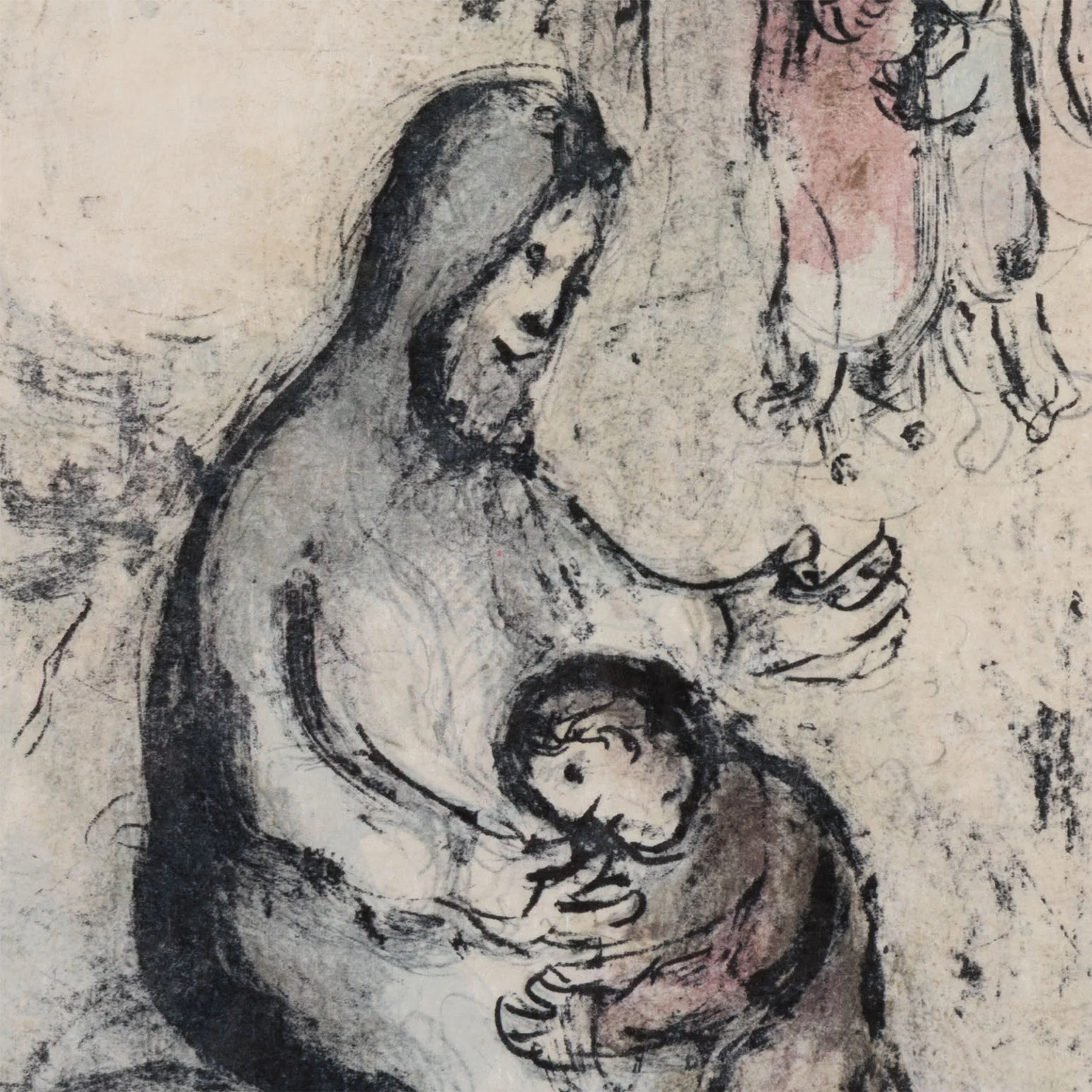 MARC CHAGALL "JACOB'S BLESSING" LITHOGRAPH, 1979 - Image 9