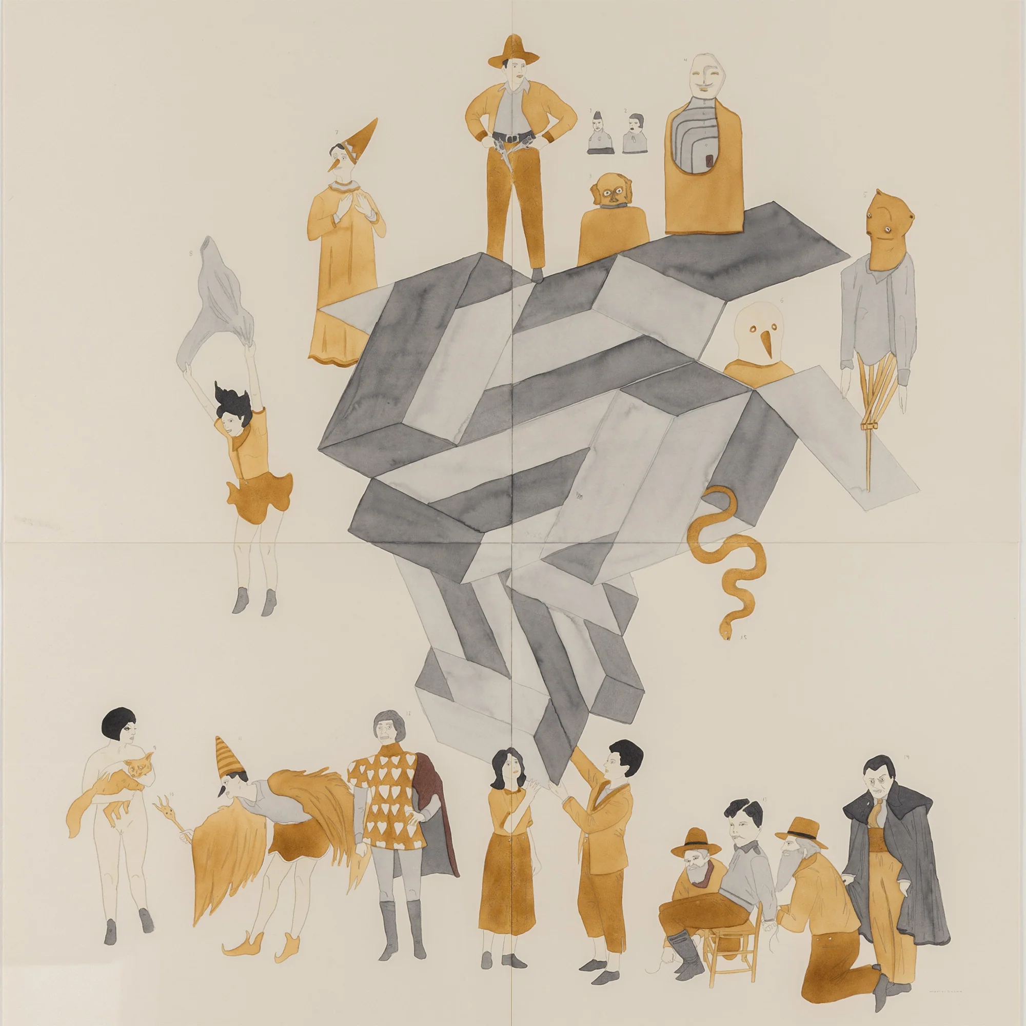 MARCEL DZAMA "CRITIQUES DARD" 2007 - Image 5