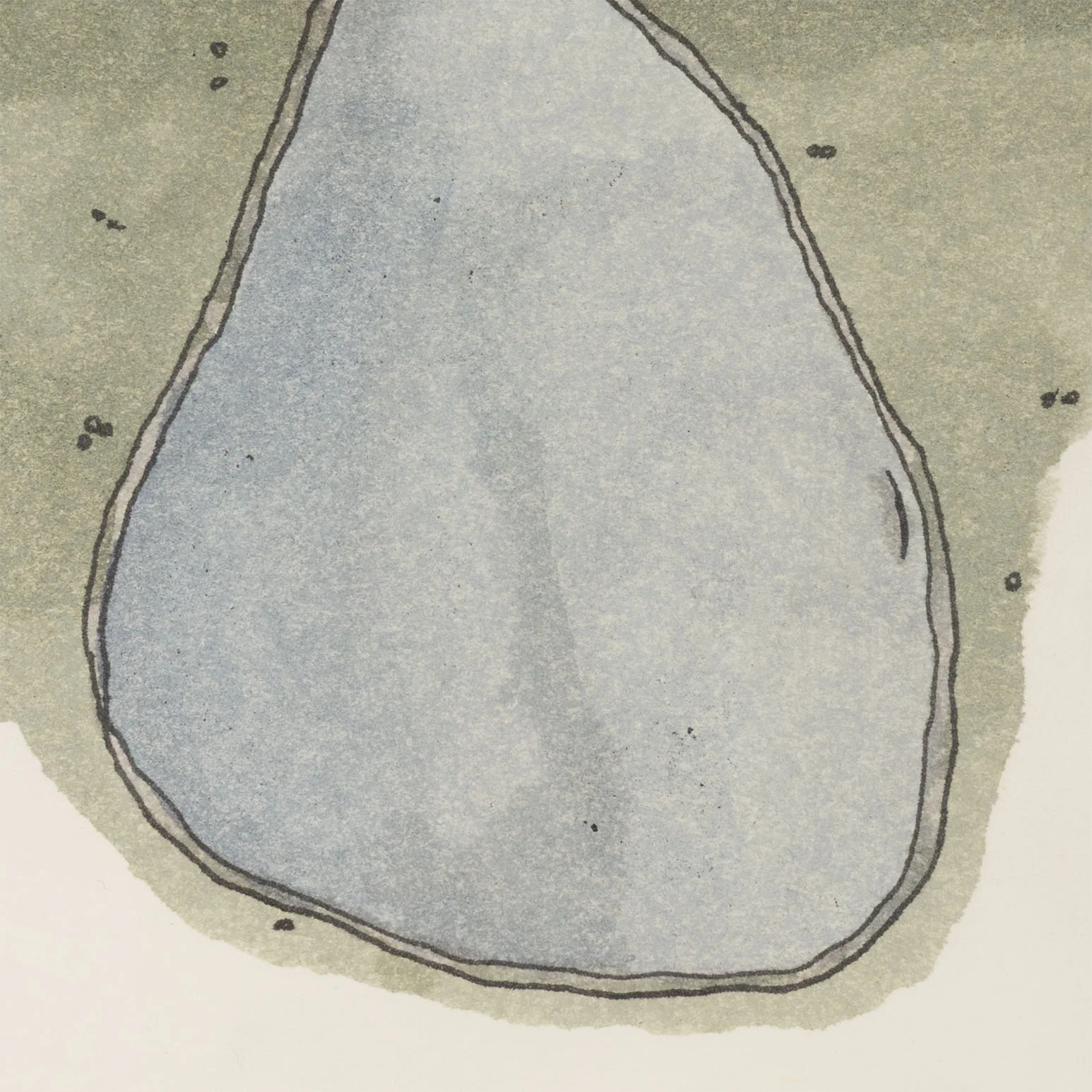 MARCEL DZAMA "SELF-POSSESSION" WATERCOLOR, 1998 - Image 7