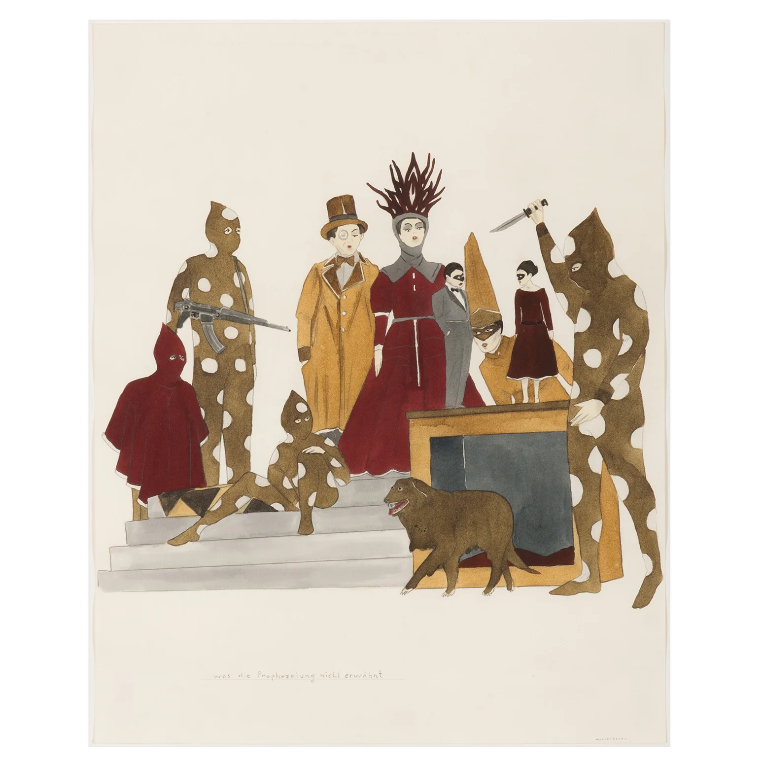 MARCEL DZAMA "WHAT THE PROPHECY FAILED TO MENTION" 2011 - Image 3