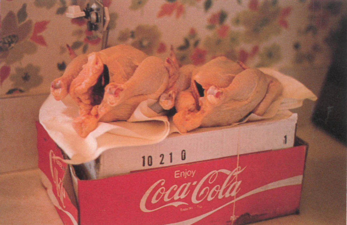 MARY PRATT "EVISCERATED CHICKENS" DRAWING, 1971 - Image 11