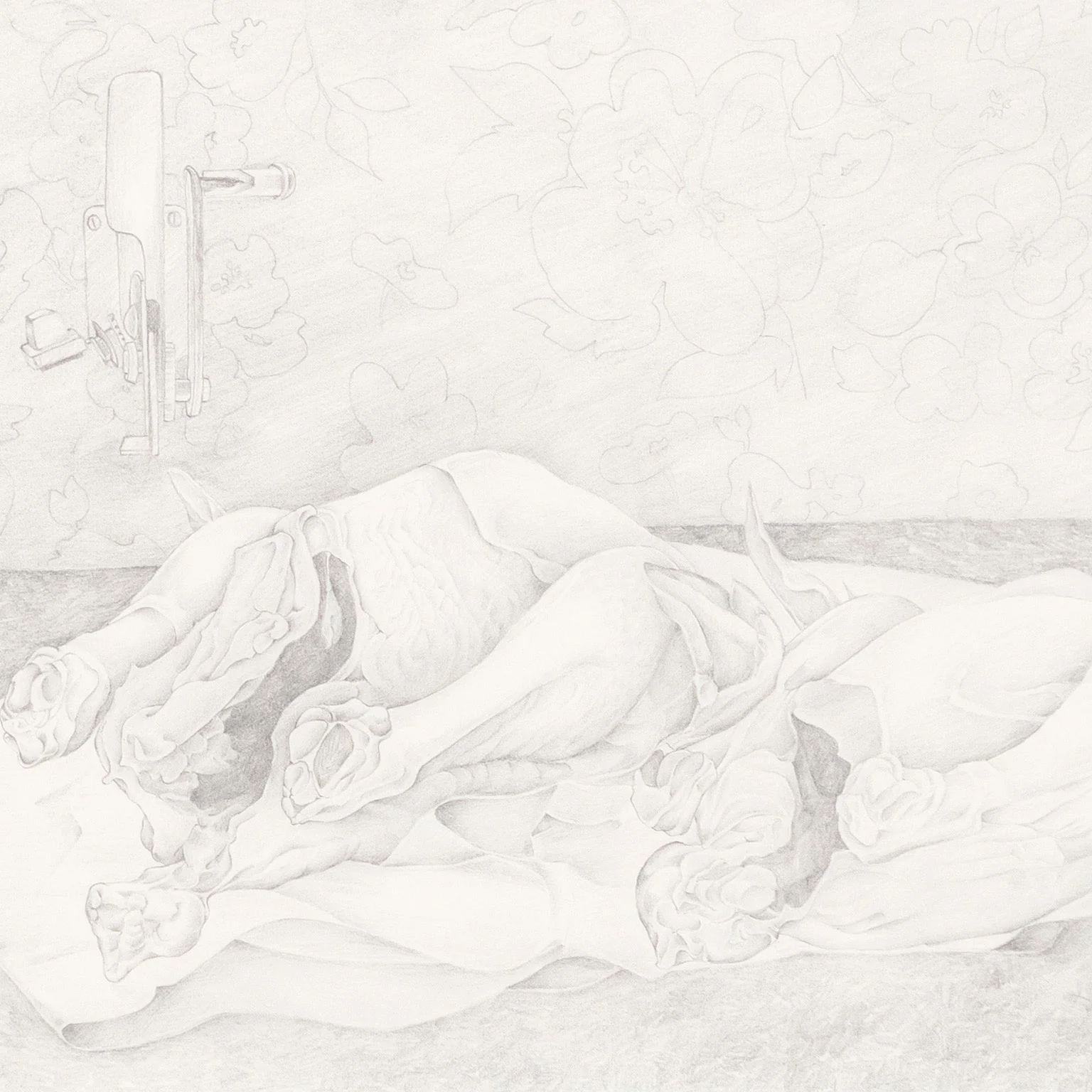 MARY PRATT "EVISCERATED CHICKENS" DRAWING, 1971 - Image 5