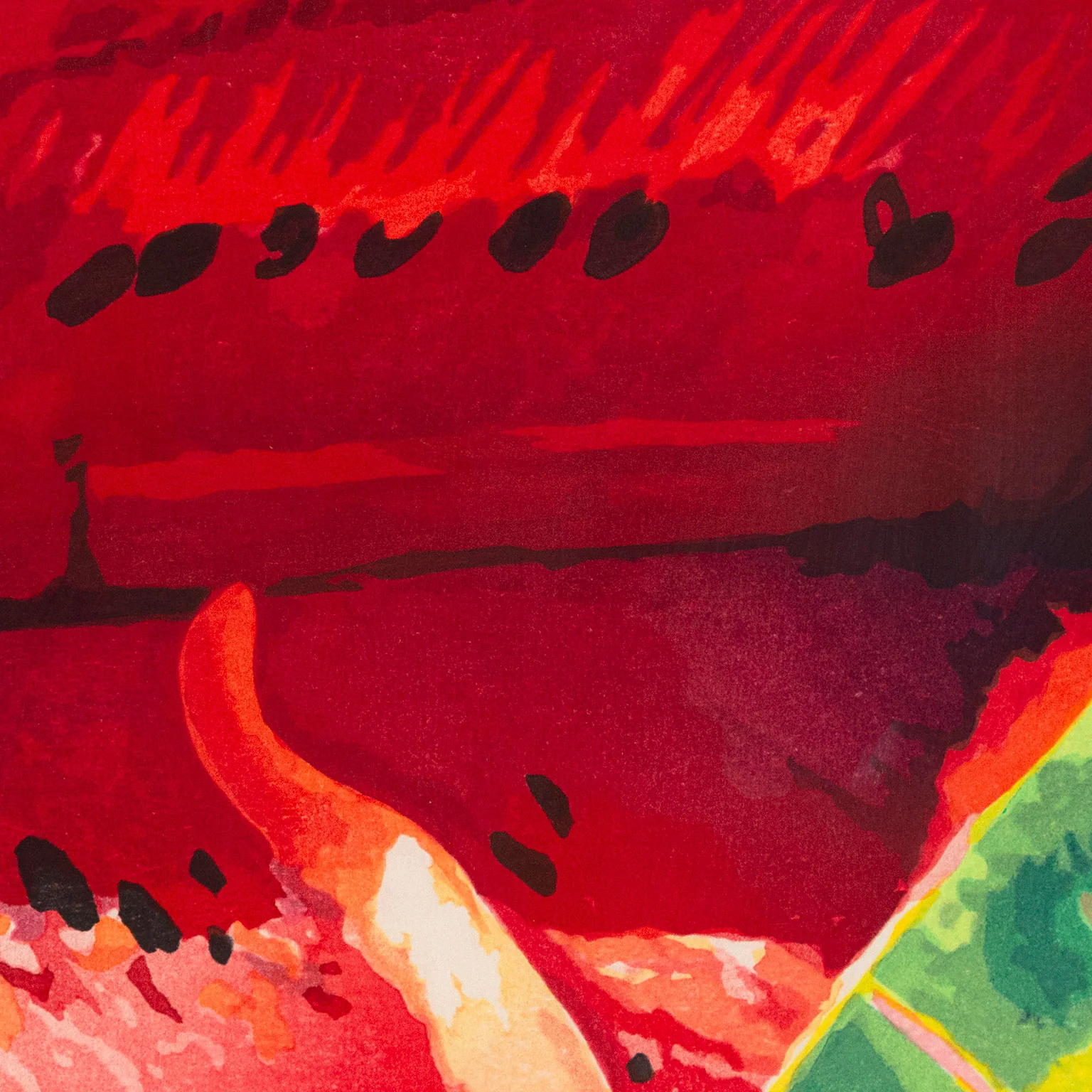 MARY PRATT "CUT WATERMELON" COLOR WOODCUT, 1997 - Image 6