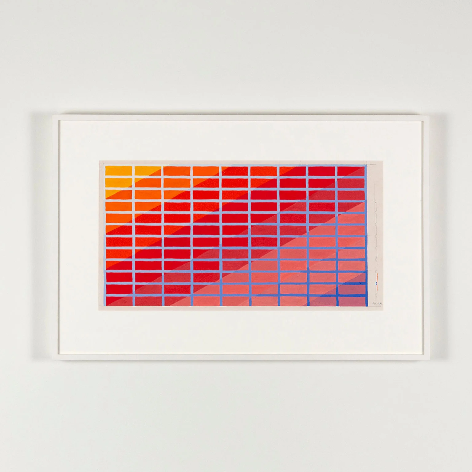 MICHAEL SNOW "TAPESTRY SKETCH" 1977 - Image 2