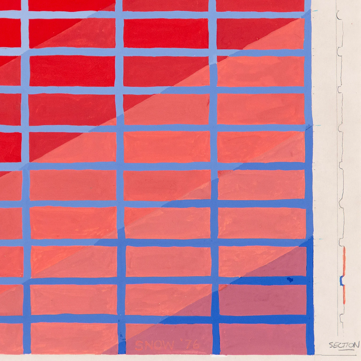 MICHAEL SNOW "TAPESTRY SKETCH" 1977 - Image 7