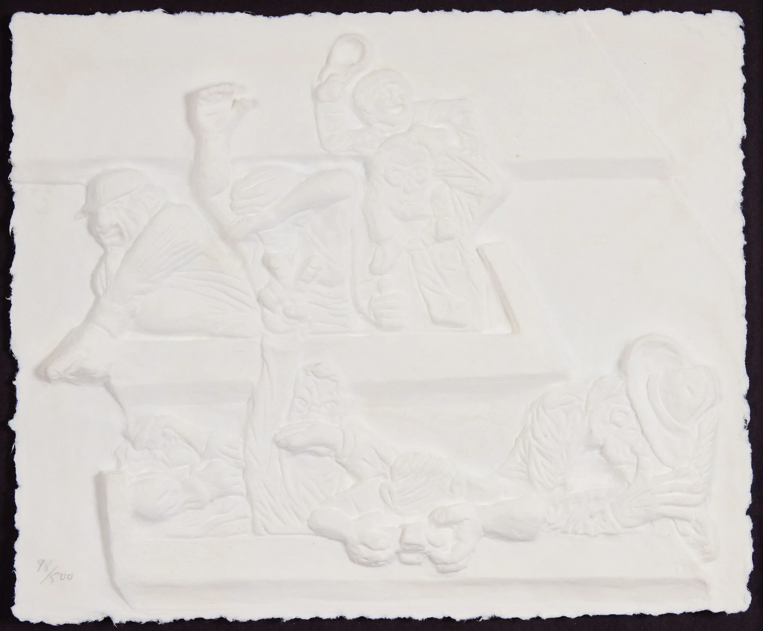 MICHAEL SNOW "THE AUDIENCE" CAST RELIEF, 1989 - Image 12