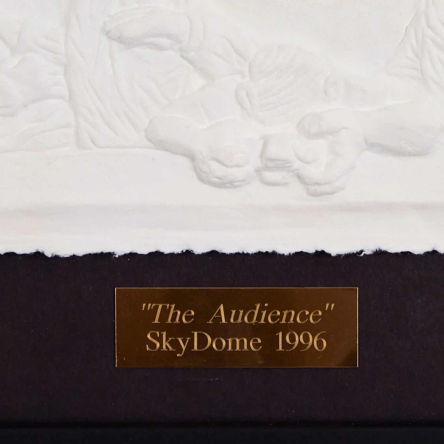 MICHAEL SNOW "THE AUDIENCE" CAST RELIEF, 1989 - Image 8