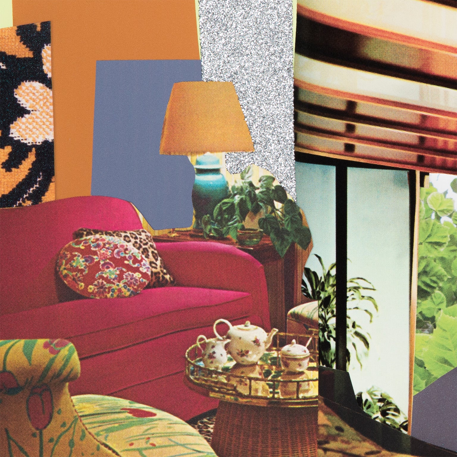 MICKALENE THOMAS "RED COUCH AND LANDSCAPE" 2024 - Image 6