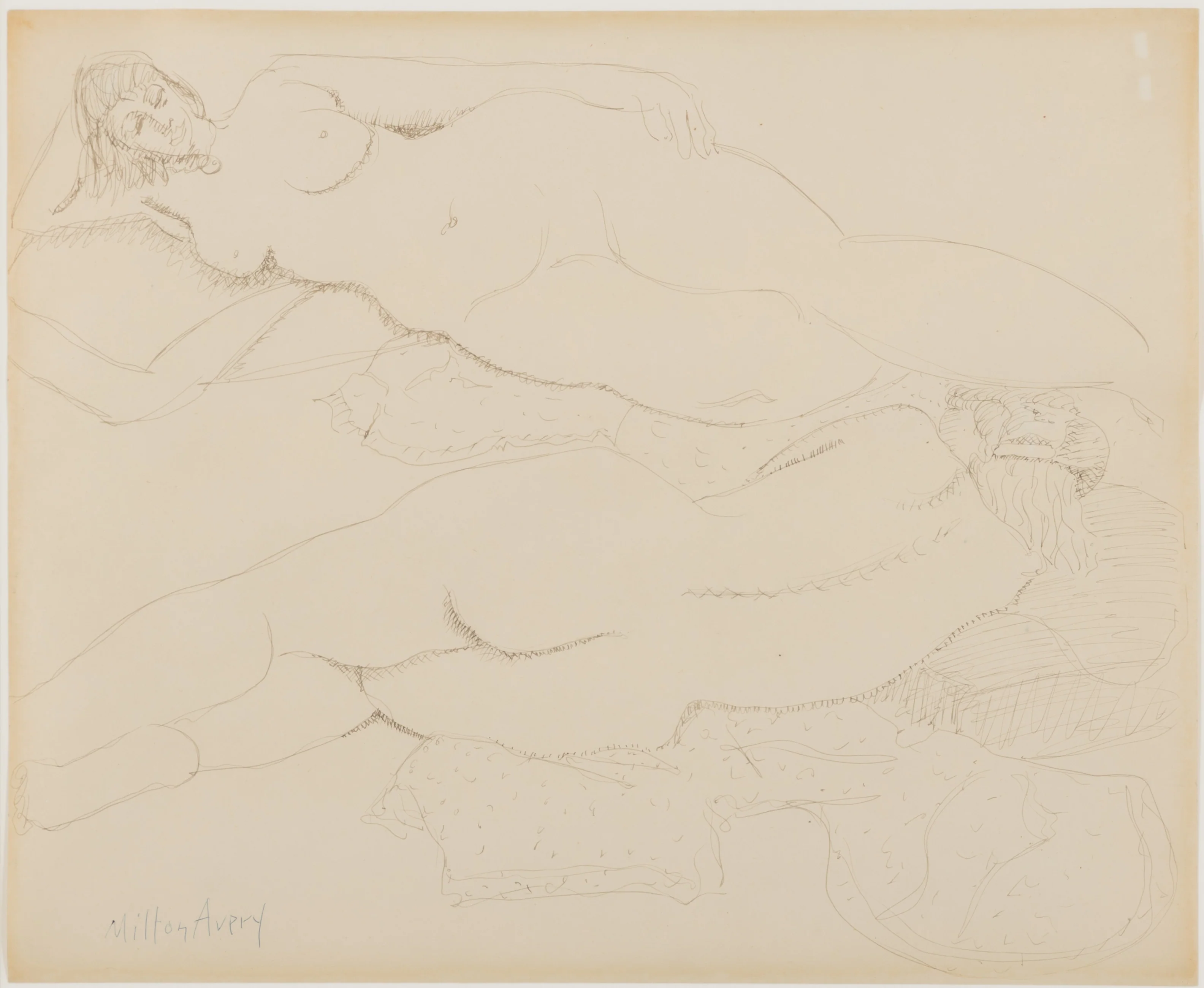 MILTON AVERY "RELAXED CONVERSATION" 1953 - Image 16
