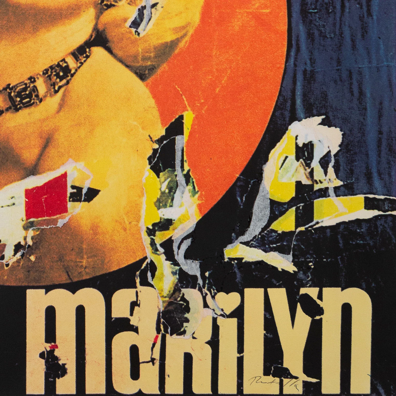 MIMMO ROTELLA "MARILYN", 1991 - Image 8